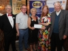 Pictured at presentation of Sponsorship from the Credit Union for the Claremorris Drama Festival from left Mile Connelly, Jarlth Sweeney, Mary Esler and Linda Connolly Beirne, Claremorris Drama Festival  and Jim Nally Credit Union. Photo Michael Donnelly
