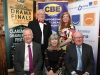John Smalley of McWilliam Park Hotel (sponsor)picrured with Anna Walker Adjudicator, and John McDwyer, Playwriter (who performed the official opening of the Drama Finals and at back are Peter McCallig  Chairman and Linda Connolly-Beirne, Secretary/Treasurer at the opening evening in La Casa Tapas & Wine Claremorris ahead of  the CBE ADCI All-Ireland confined drama finals in Claremorris Town Hall Theatre  Photo Michael Donnelly