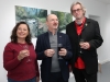 Marie Murphy and John Farragher of Claremorris Drama Festival pictured with Declan Drohan, Association of Amateur Drama Adjudicators, pictured at the  Gallery Mount St ClaremorrisPhoto Michael Donnelly
