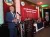 Liam Hannaway speaking at the presentation of awards from the  CBE Sponsored ADCI All-Ireland Finals confined pictured after presentations in The McWilliam Park Hotel, Claremorris which were staged in Claremoris Town Hall Theatre, Photo Michael Donnelly